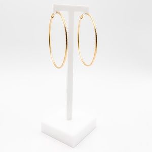 Classic Gold Hoops